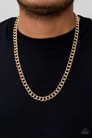 Full Court - Gold (Mens Necklace)