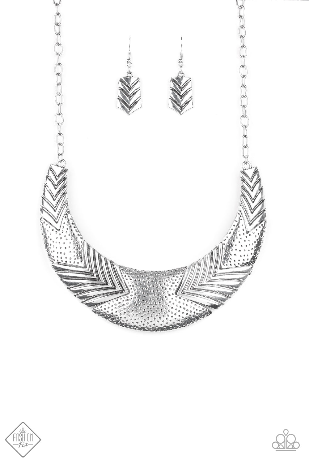 Geographic Goddess - Silver Necklace